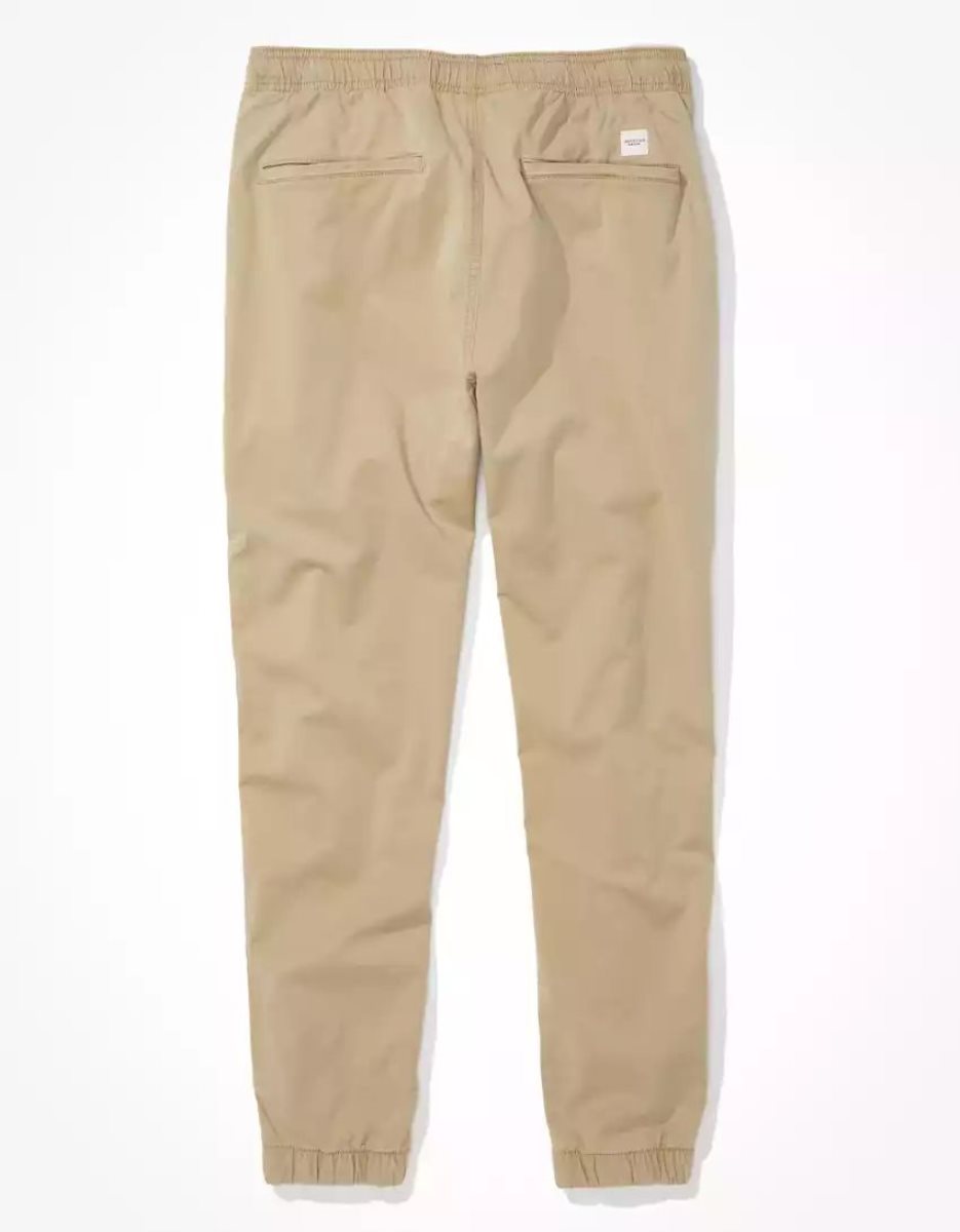 Pantalon American Eagle AE Trekker Jogger Kaki Clair Homme | YKX-75841378